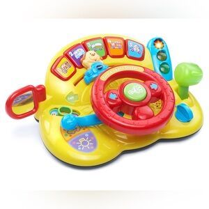 VTECH Turn & Learn Driver Toy - Red, Yellow, Blue